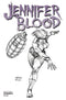 JENNIFER BLOOD VOL 2 #2 CVR G 15 COPY INCV LINSNER B&W - Kings Comics