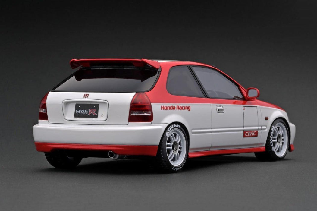IGNITION MODEL 1/18 HONDA CIVIC EK9 TYPE R WHITE RED — Kings Comics