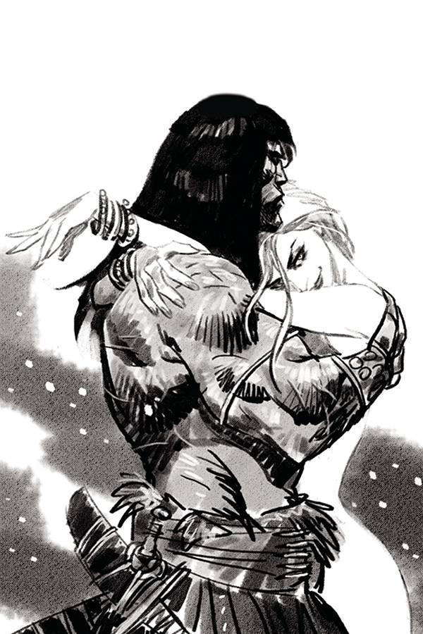 CIMMERIAN FROST GIANTS DAUGHTER #3 20 COPY PANOSIAN PENCIL ART INCV