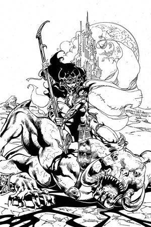 DEJAH THORIS VOL 3 #8 11 COPY CASTRO B&W VIRGIN FOC INCV - Kings Comics
