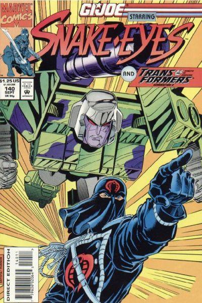 GI JOE A REAL AMERICAN HERO (1982) #140 FEAT NEW TRANSFORMERS