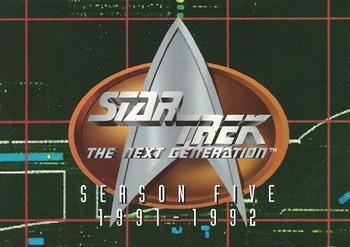 STAR TREK THE NEXT GENERATION SEASON FIVE BASE CARD SET