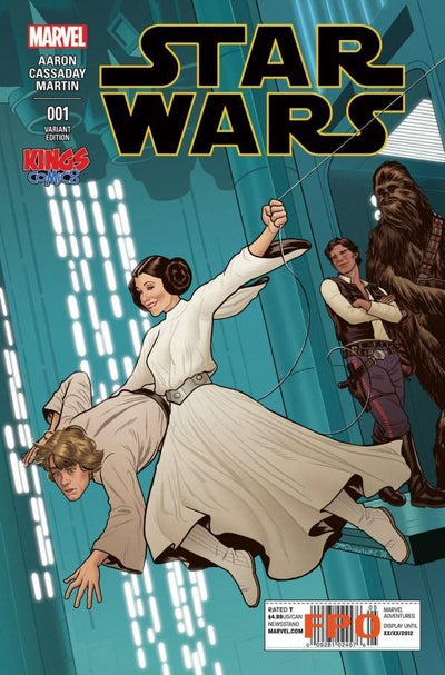STAR WARS VOL 4 (2015) #1 KINGS COMICS QUINONES VAR CVR - SIGNED BY JOE QUINONES
