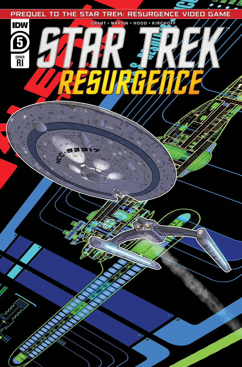 STAR TREK RESURGENCE #5 CVR C 10 COPY INCV SULLIVAN