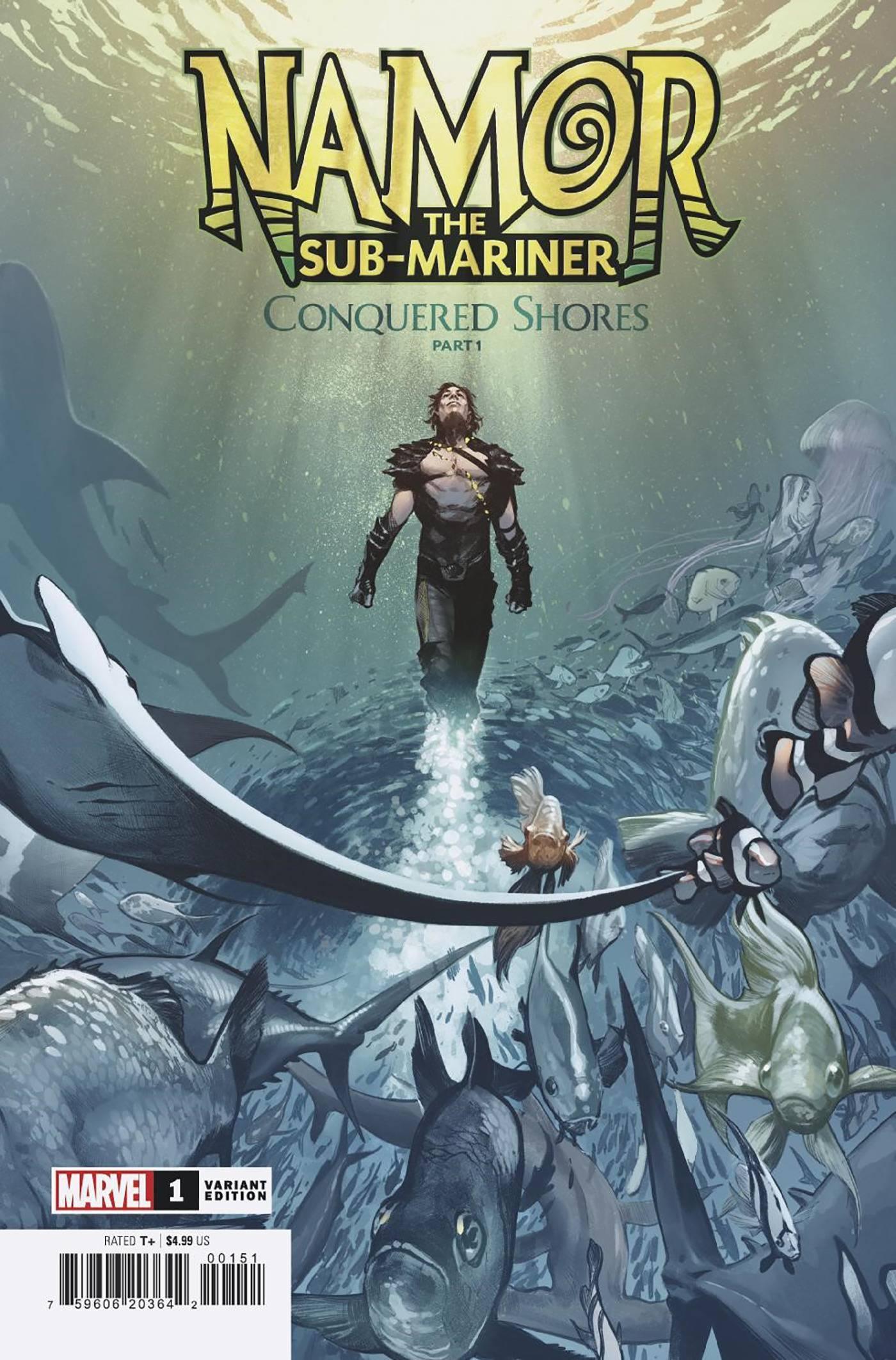 NAMOR THE SUB-MARINER CONQUERED SHORES #1 LARRAZ VAR - Kings Comics