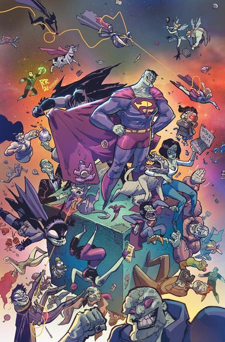 BATMAN SUPERMAN WORLDS FINEST (2022) #4 CVR D INC 1:50 RILEY ROSSMO BIZARRO CARD STOCK VAR
