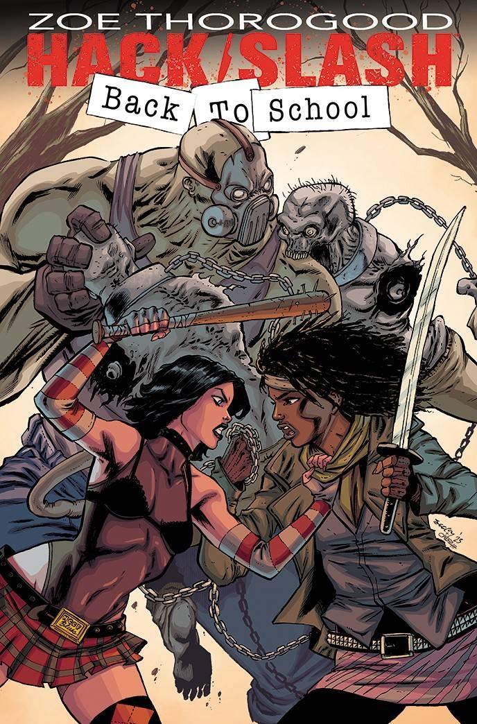 HACK SLASH BACK TO SCHOOL (2023) #1 CVR D TWD 20TH ANNV