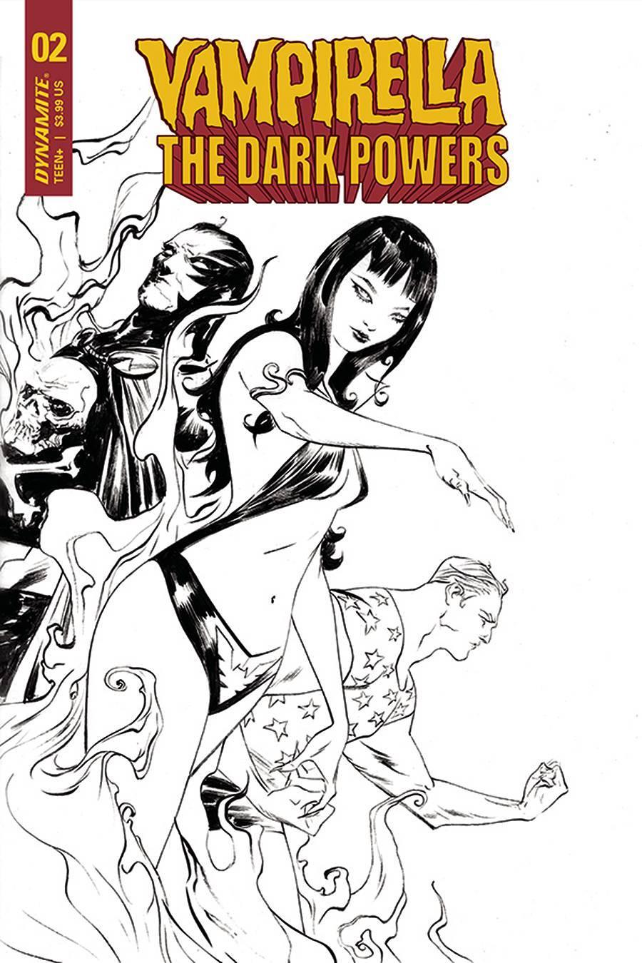 VAMPIRELLA DARK POWERS #2 40 COPY LEE B&W INCV - Kings Comics