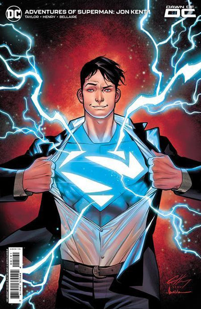 ADVENTURES OF SUPERMAN JON KENT (2023) #1 CVR J INC 1:50 CLAYTON HENRY FOIL VAR