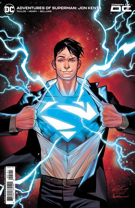 ADVENTURES OF SUPERMAN JON KENT (2023) #1 CVR J INC 1:50 CLAYTON HENRY FOIL VAR