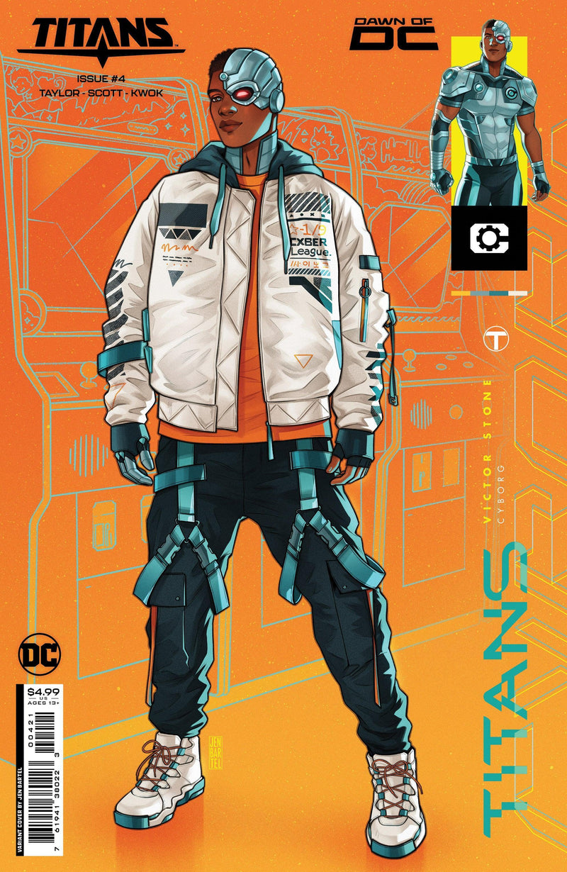 TITANS VOL 4 (2023) #4 CVR B JEN BARTEL CARD STOCK VAR