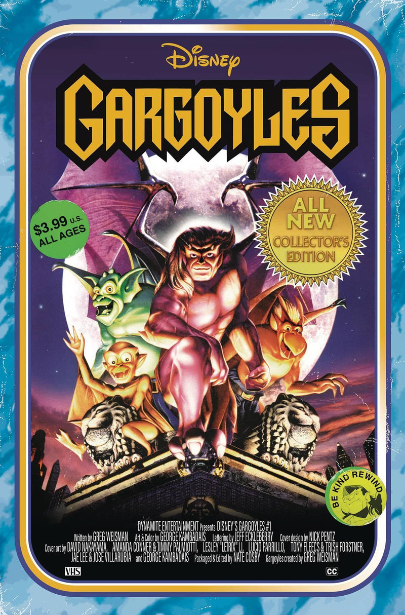 GARGOYLES VOL 3 (2022) #1 CVR K 20 COPY INCV VIDEO PACKAGING