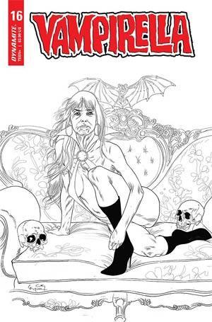 VAMPIRELLA VOL 8 #16 25 COPY GUNDUZ B&W FOC INCV