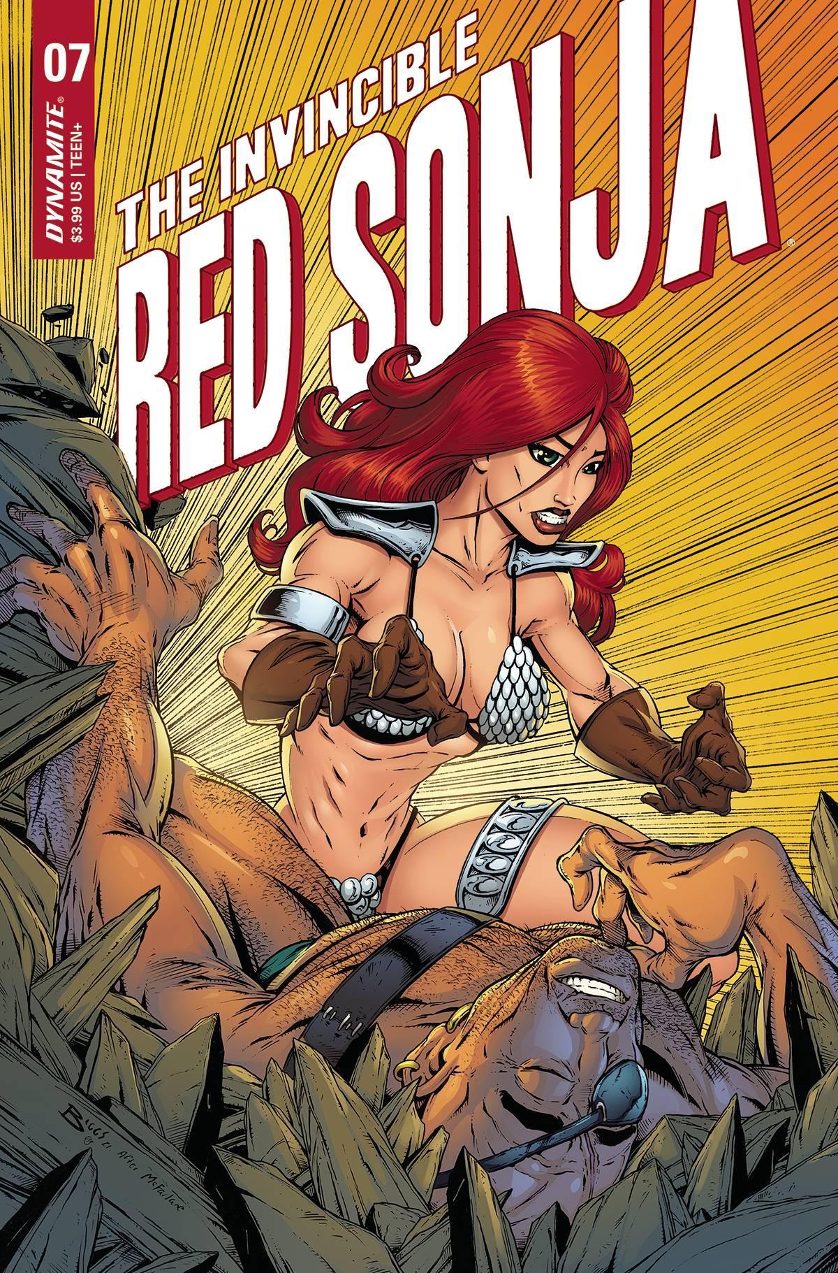 INVINCIBLE RED SONJA #7 CVR N FOC MCFARLANE HOMAGE BIGGS ORI - Kings Comics