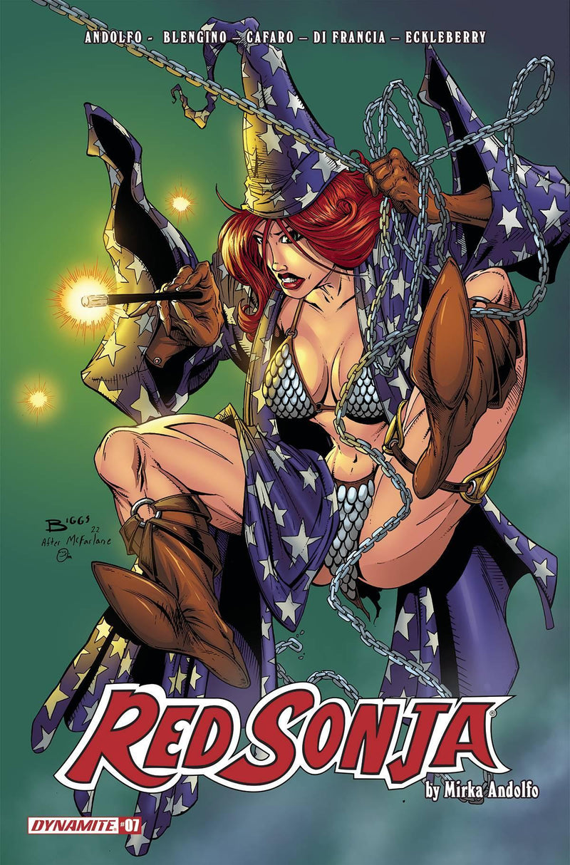 RED SONJA VOL 9 #7 CVR L FOC WIZARD HOMAGE BIGGS ORIGINAL
