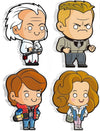 BACK TO THE FUTURE 2020/2021 1oz 4-COIN SILVER SET - DOC, MARTY, JENNIFER & BIFF