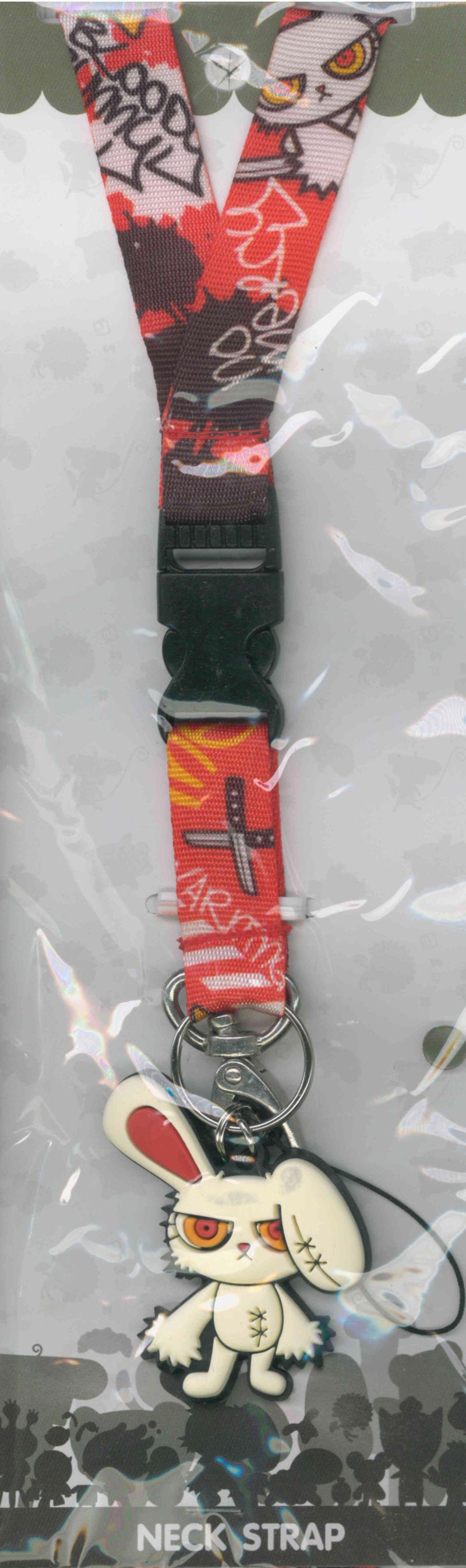 BLOODY BUNNY NECK STRAP LANYARD