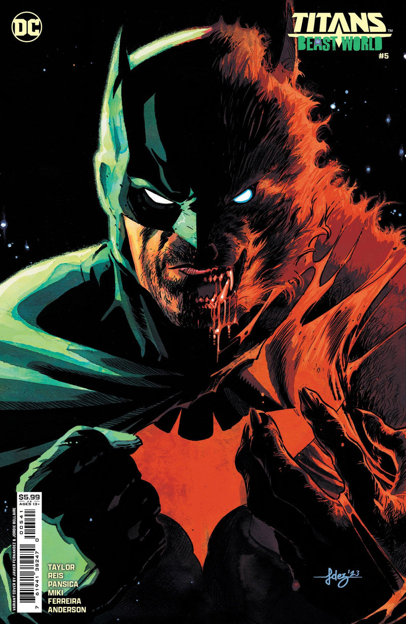TITANS BEAST WORLD (2023) #5 CVR C JAVIER FERNANDEZ CARD STOCK VAR
