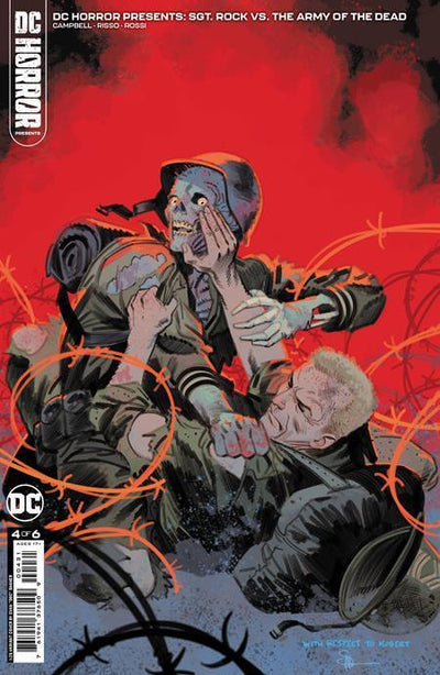 DC HORROR PRESENTS SGT ROCK VS THE ARMY OF THE DEAD #4 CVR C INC 1:25 EVAN DOC SHANER CARD STOCK VAR