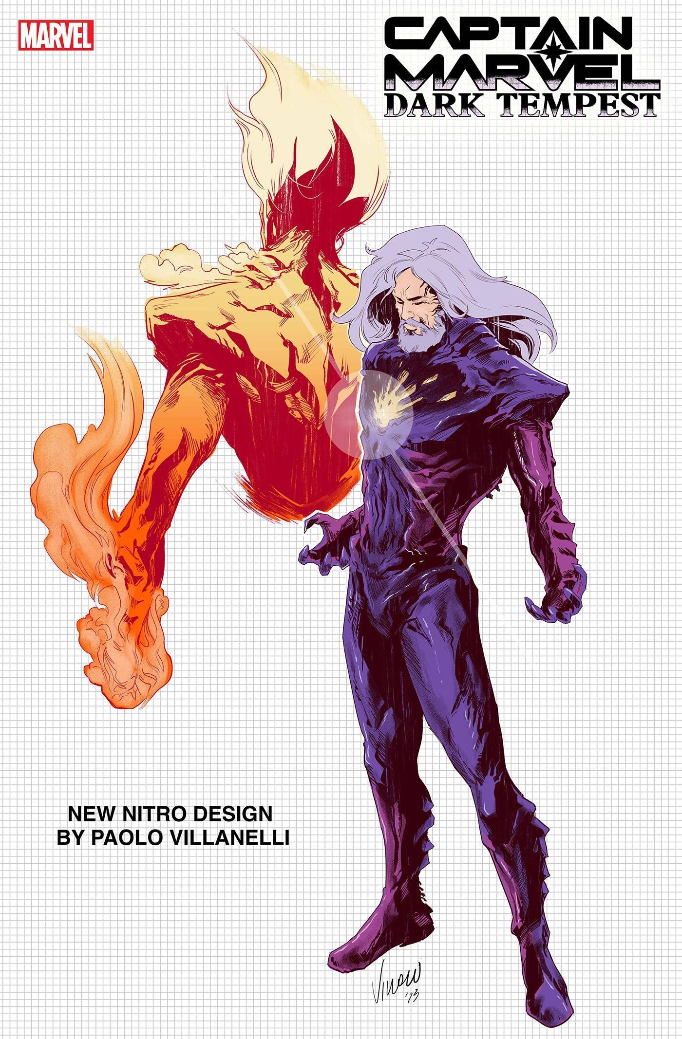 CAPTAIN MARVEL DARK TEMPEST (2023) #2 10 COPY DESIGN VAR - Kings Comics