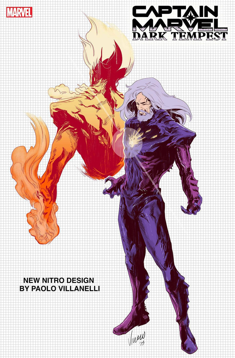 CAPTAIN MARVEL DARK TEMPEST (2023) #2 10 COPY DESIGN VAR