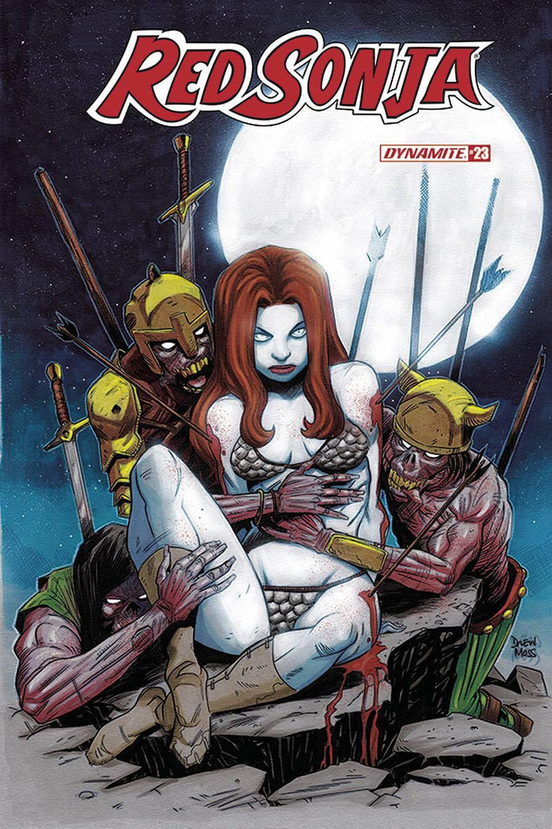 RED SONJA VOL 8 #23 7 COPY MOSS ZOMBIE INCV