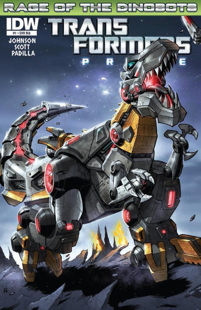 TRANSFORMERS PRIME RAGE OF THE DINOBOTS #1 10 COPY INCV