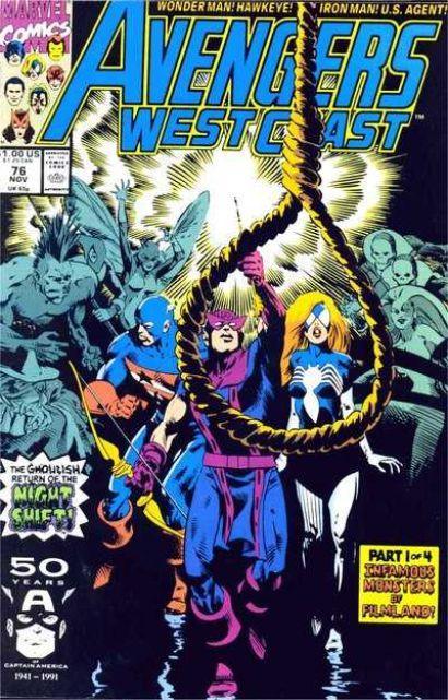 AVENGERS WEST COAST #76 - Kings Comics