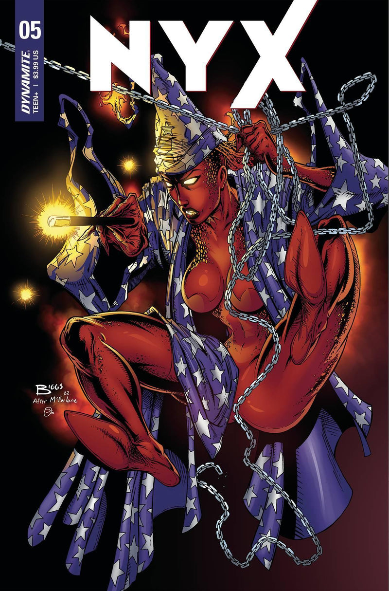 NYX (DYNAMITE) #5 CVR J FOC WIZARD HOMAGE BIGGS ORIGINAL
