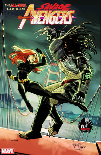 SAVAGE AVENGERS VOL 2 #3 ANDOLFO PREDATOR VAR