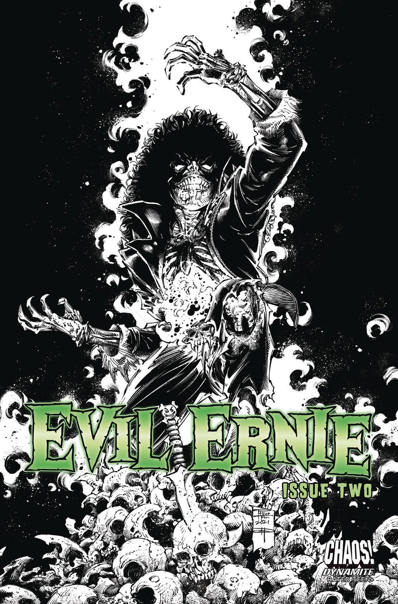 EVIL ERNIE VOL 5 #2 CVR C 10 COPY INCV TAN B&W INCV