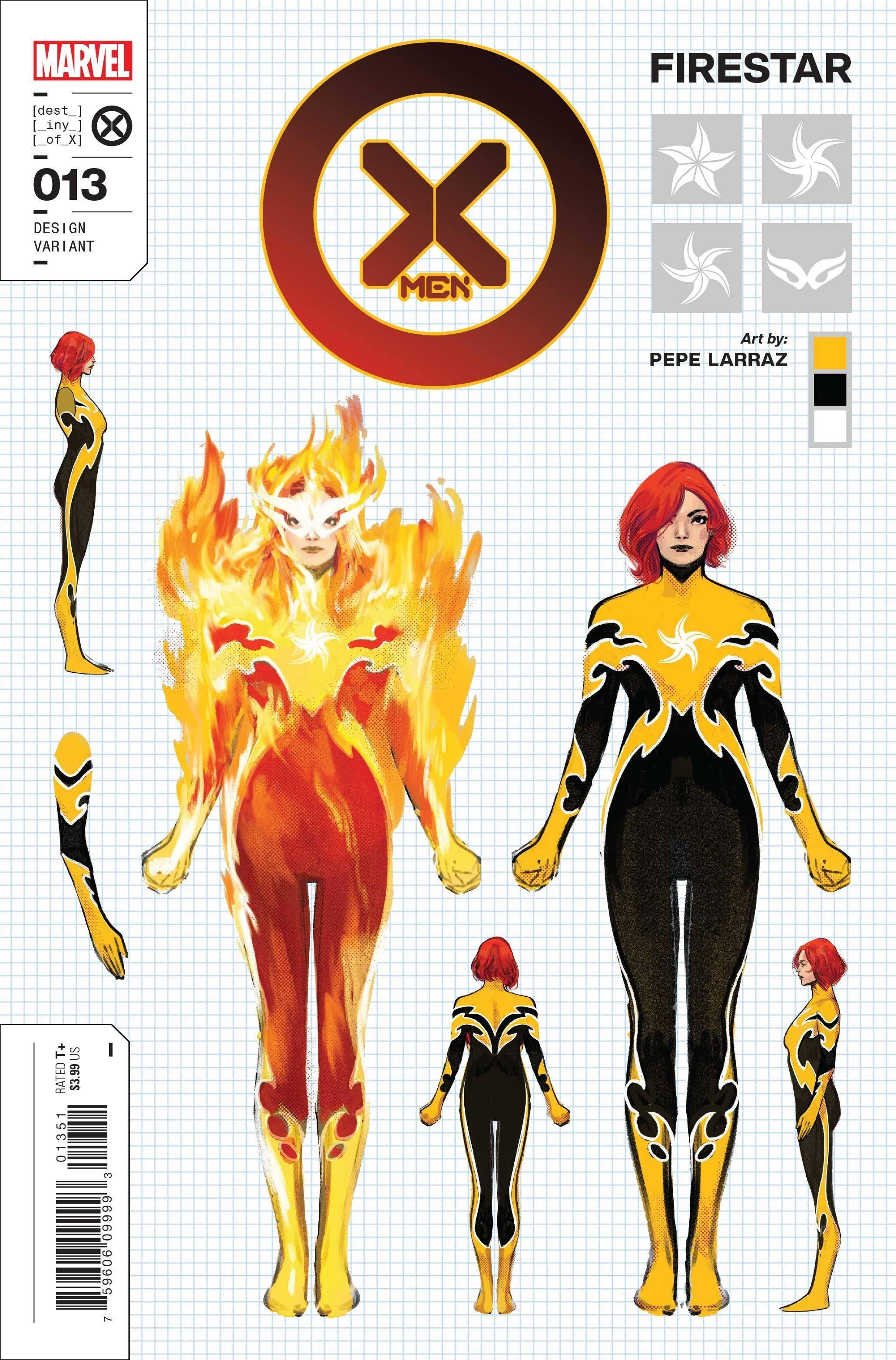 X-MEN VOL 6 (2021) #13 10 COPY INCV LARRAZ DESIGN VAR - Kings Comics