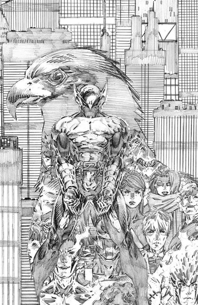 LAST SHADOWHAWK #1 CVR I TAN 10 COPY INCV (30TH ANNV ONE-SHOT)