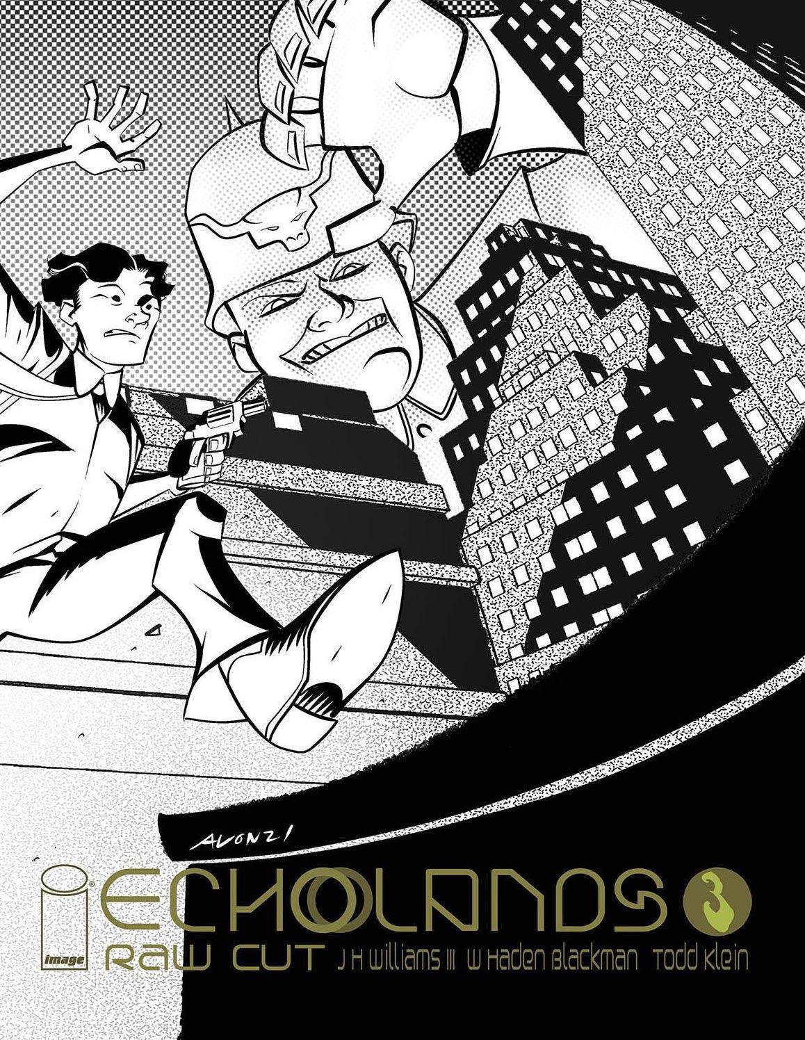 ECHOLANDS RAW CUT ED #3 CVR B OEMING & SOMA - Kings Comics