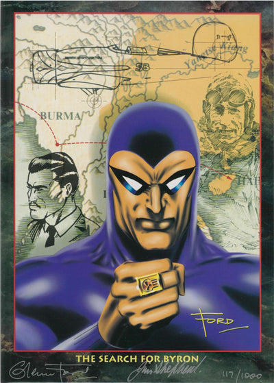 PHANTOM THE SEARCH FOR BYRON PRINT - DOUBLE SIGNED