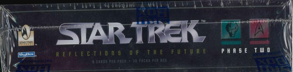 1995 STAR TREK REFLECTIONS OF THE FUTURE PHASE TWO SEALED BOX - Kings Comics