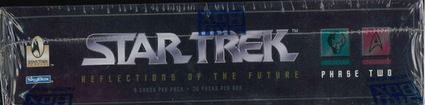 1995 STAR TREK REFLECTIONS OF THE FUTURE PHASE TWO SEALED BOX