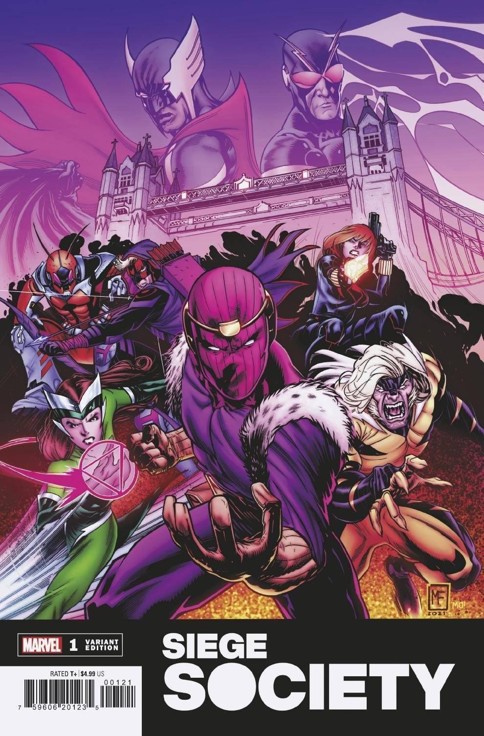 HEROES REBORN SIEGE SOCIETY #1 FERREIRA VAR - Kings Comics