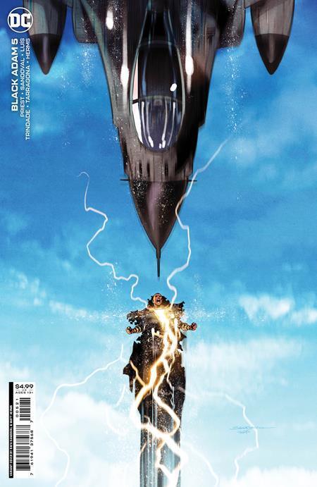 BLACK ADAM #5 CVR B RAFA SANDOVAL PLANE CARD STOCK VAR - Kings Comics