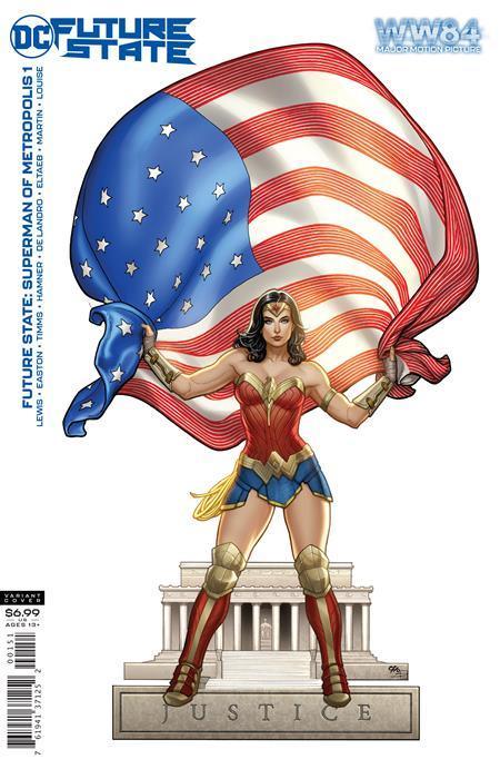 FUTURE STATE SUPERMAN OF METROPOLIS #1 CVR D WONDER WOMAN 1984 CARD STOCK VAR - Kings Comics
