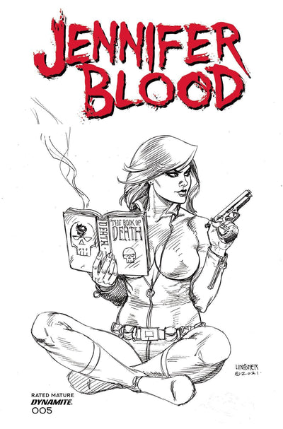 JENNIFER BLOOD VOL 2 #5 CVR G 15 COPY INCV LINSNER B&W