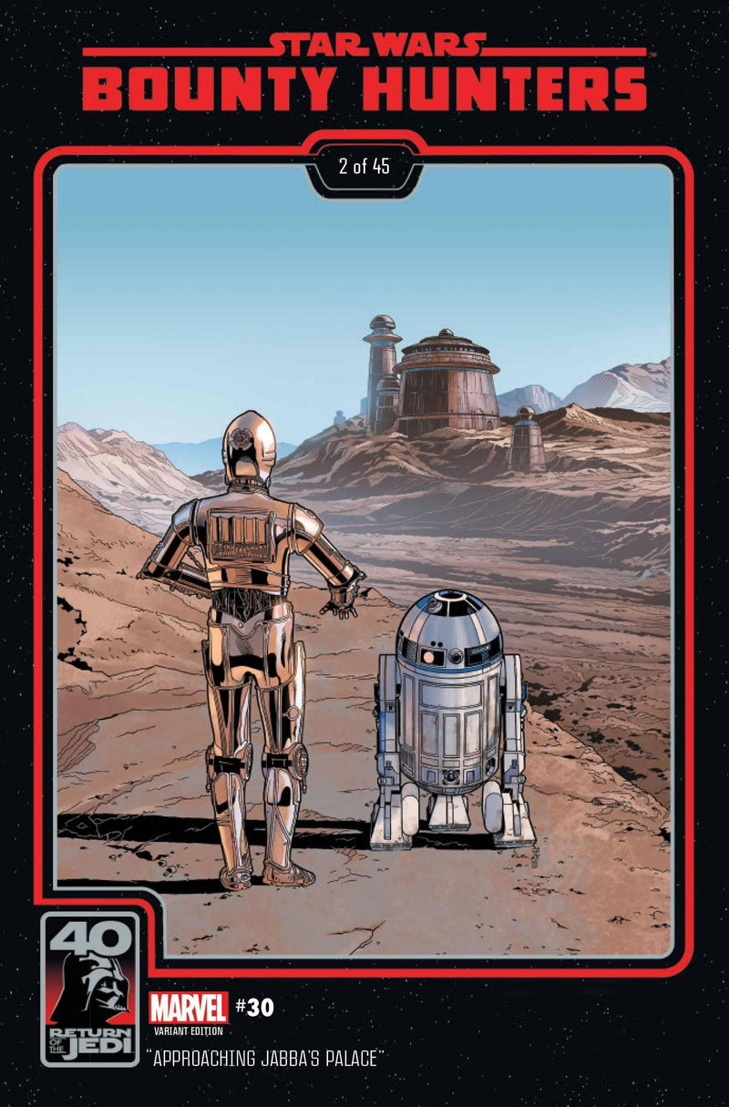 STAR WARS BOUNTY HUNTERS (2020) #30 RETURN JEDI 40TH ANNIV VAR