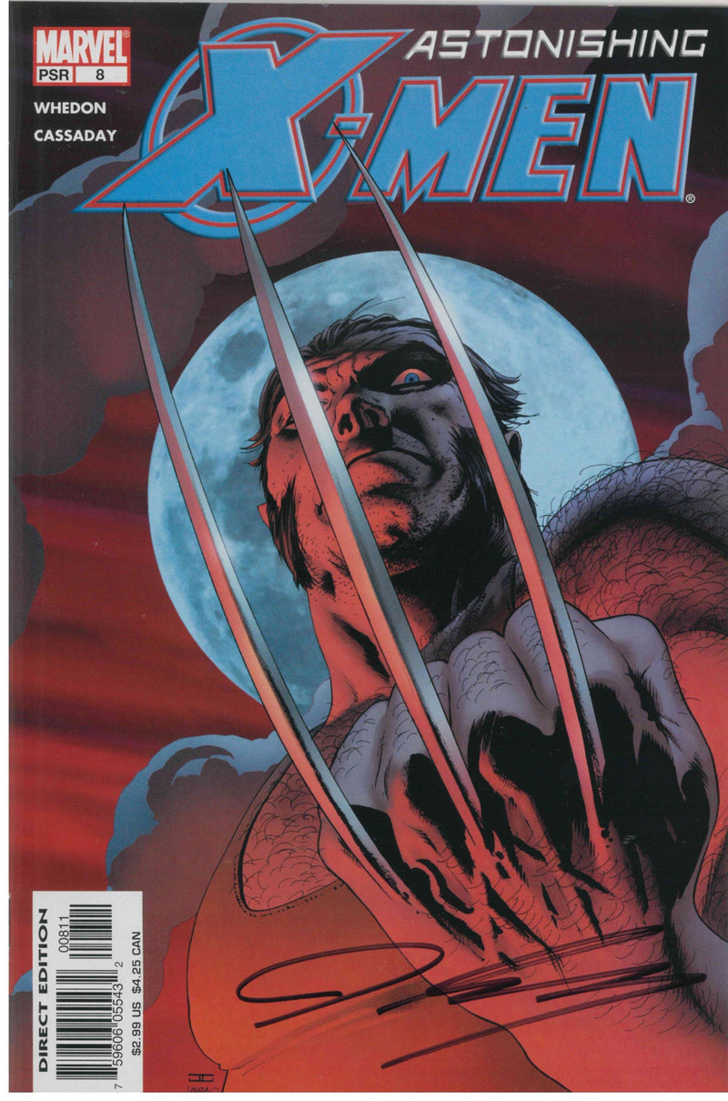ASTONISHING X-MEN VOL 3 #8 - SIGNED BY JOHN CASSADAY