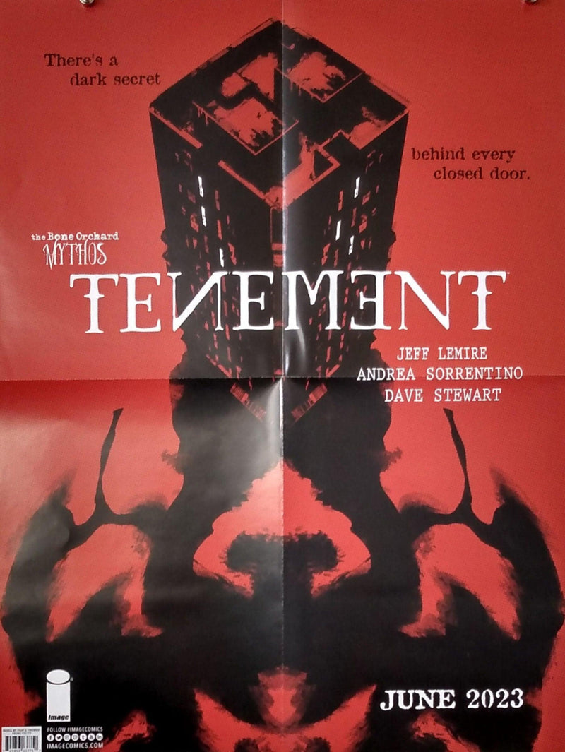 IN HELL WE FIGHT / TENEMENT DOUBLE SIDED FOLDED PROMO POSTER