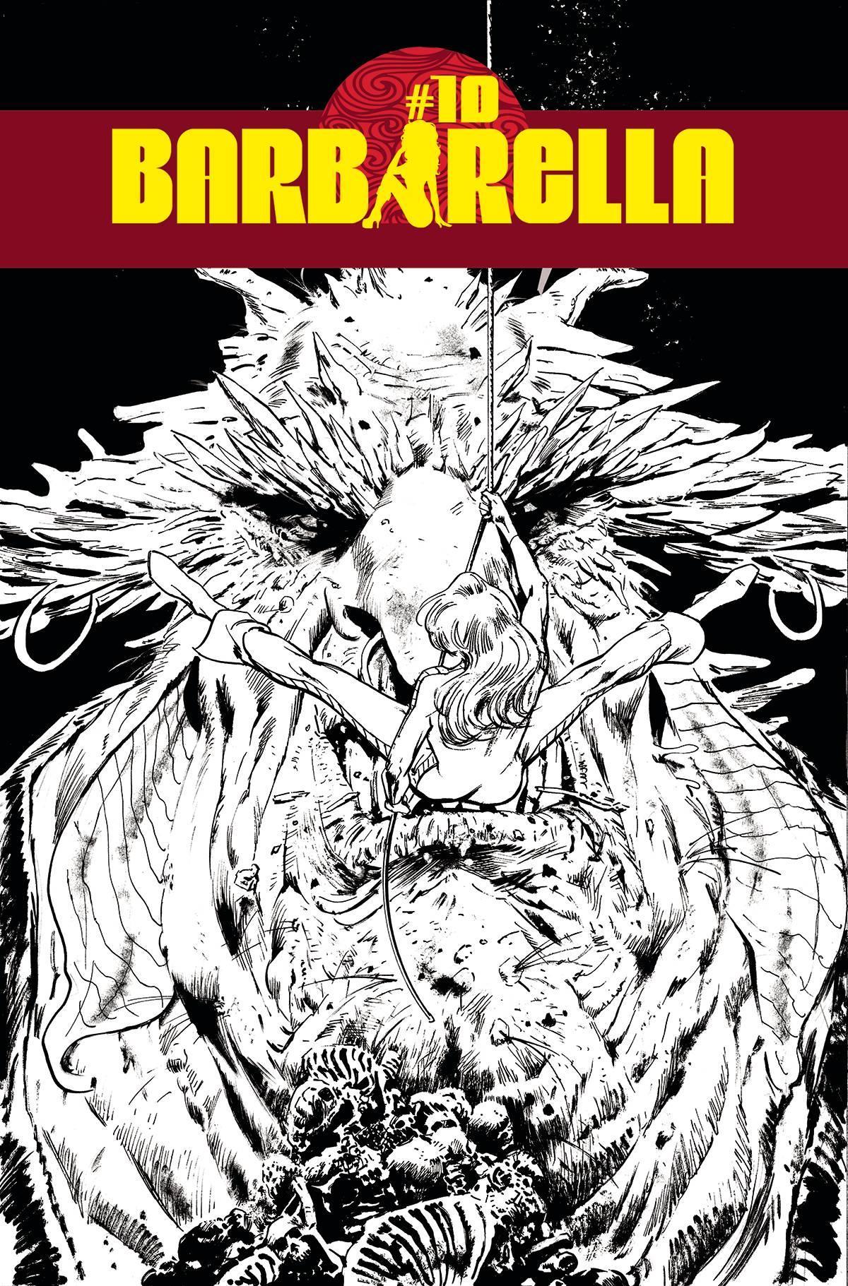 BARBARELLA VOL 2 #10 CVR F 10 COPY INCV GUICE B&W - Kings Comics
