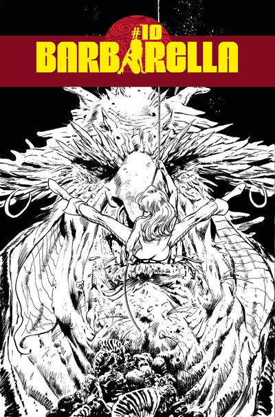 BARBARELLA (2021) #10 CVR F 10 COPY INCV GUICE B&W