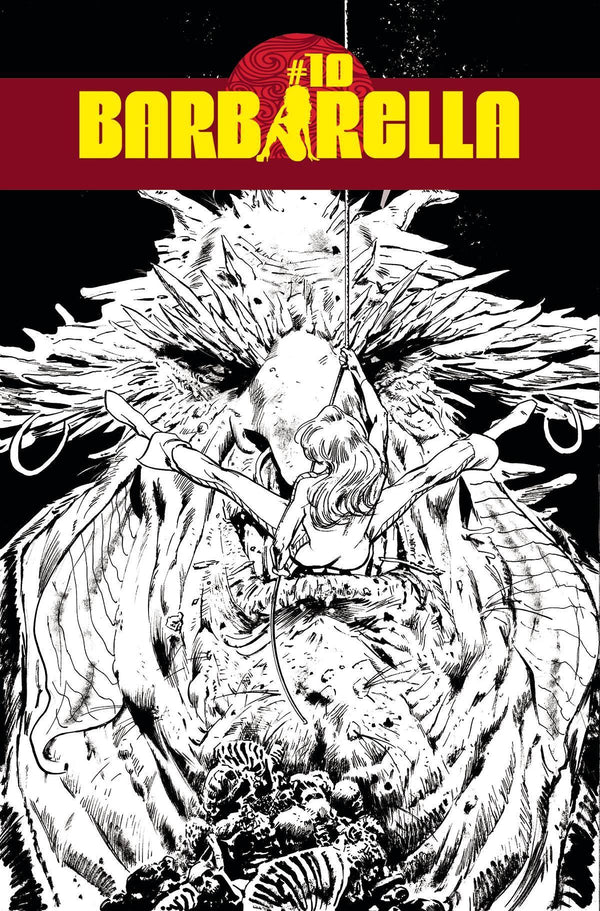 BARBARELLA (2021) #10 CVR F 10 COPY INCV GUICE B&W