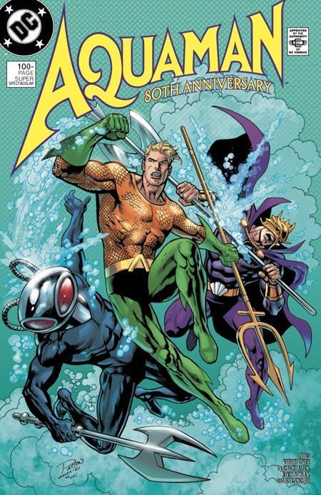 AQUAMAN 80TH ANNIVERSARY 100-PAGE SUPER SPECTACULAR #1 (ONE SHOT) CVR F CHUCK PATTON & KEVIN NOWLAN 1980S VAR - Kings Comics