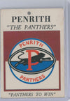 1968 SCANLENS RUGBY LEAGUE PENRITH PANTHERS CREST LOGO EMBLEM