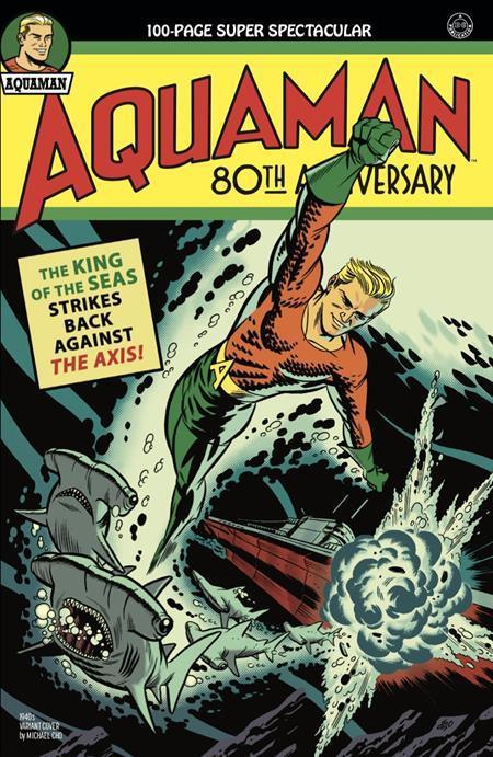AQUAMAN 80TH ANNIVERSARY 100-PAGE SUPER SPECTACULAR #1 (ONE SHOT) CVR B MICHAEL CHO 1940S VAR - Kings Comics